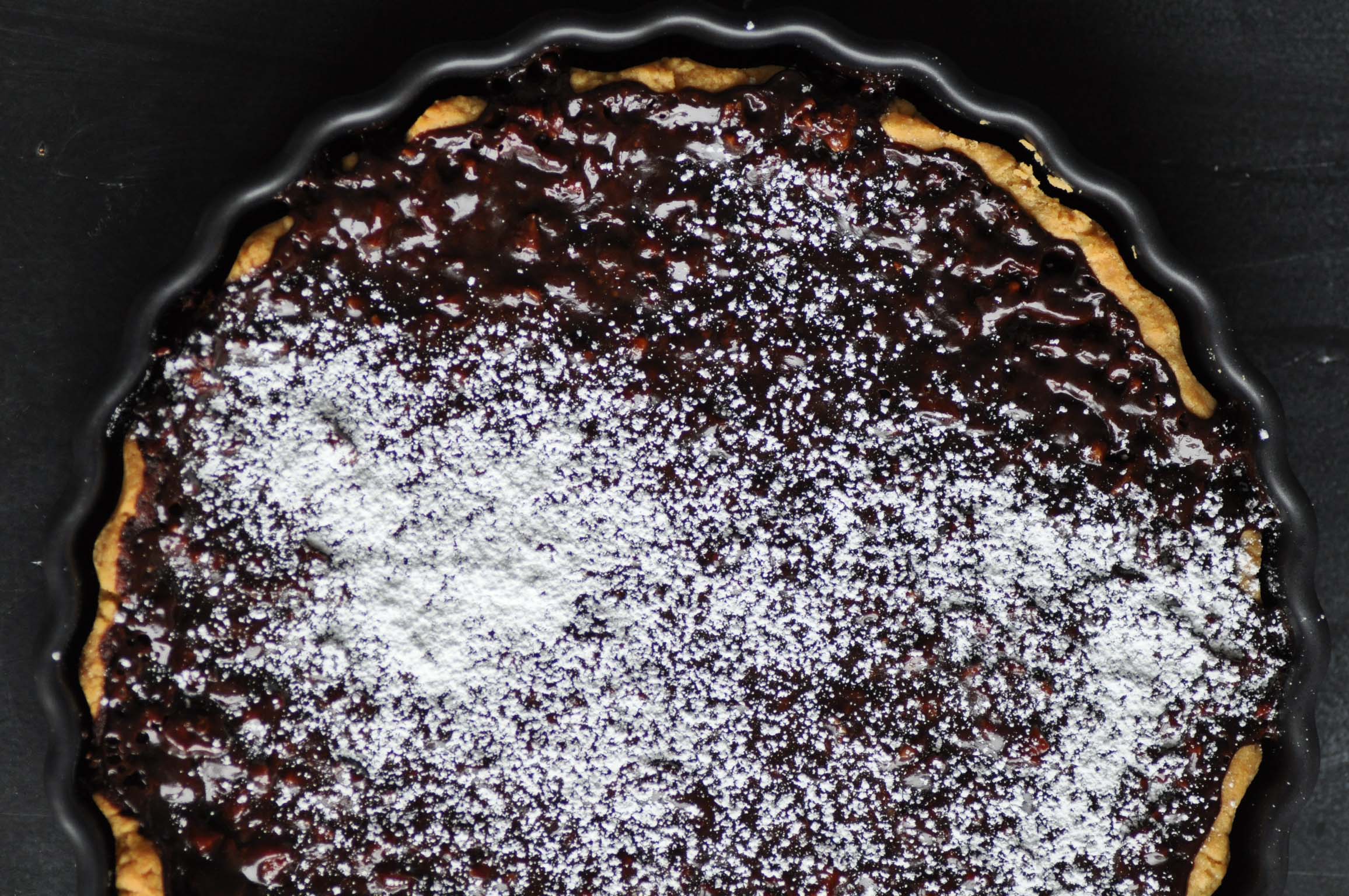 walnut &amp; chocolate tart // walnuss &amp; schokoladentart | Foodiesgarden